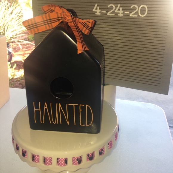 Rae Dunn Other - 🖤SOLD🖤 Rae Dunn HAUNTED Birdhouse Halloween 👻
